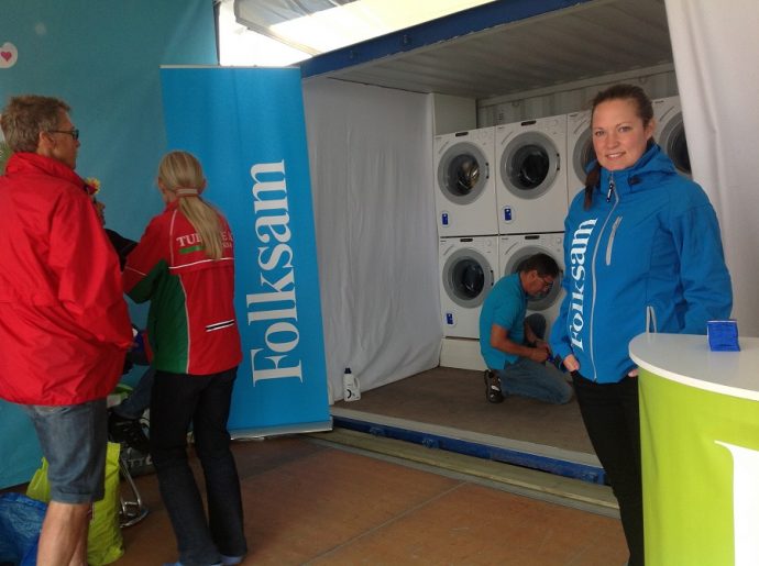Folksams tvättstuga vid O-Ringen